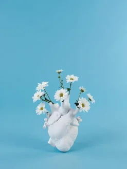 Porseleinen vaas Love in Bloom, H 25 cm