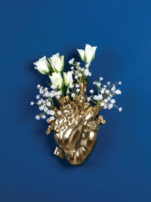 Porseleinen vaas Love in Bloom, H 25 cm