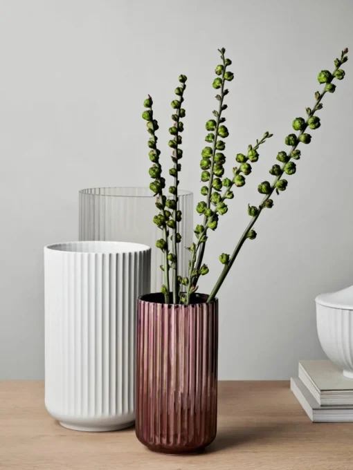 Porseleinen vaas Lyngby, H 25 cm