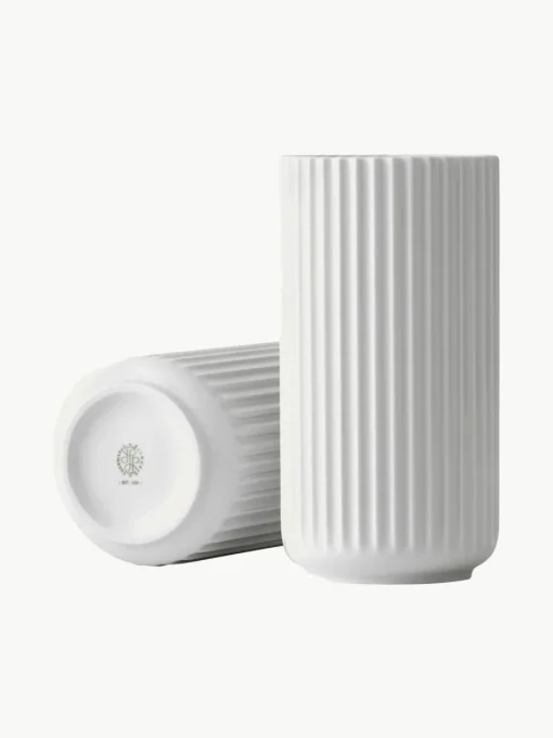 Porseleinen vaas Lyngby, H 21 cm