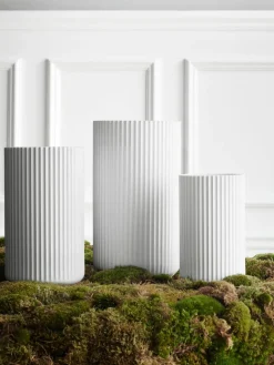 Porseleinen vaas Lyngby, H 21 cm