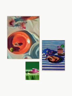 Poster Artwall no. 04 met lijst, set van 3