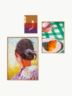 Poster Artwall no. 26 met lijst, set van 3