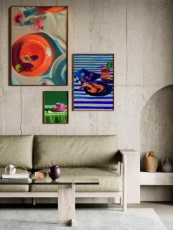 Poster Artwall no. 04 met lijst, set van 3