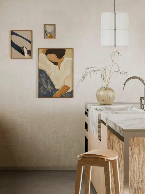 Poster Artwall no. 01 met lijst, set van 3
