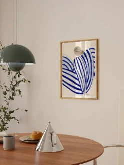 Poster blauw Stripe At Concorde by Sofia Lind x The Poster Club