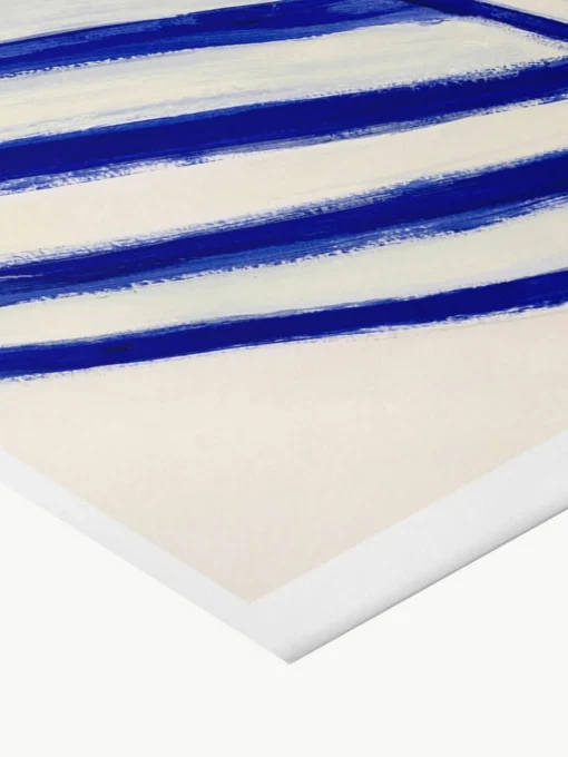 Poster blauw Stripe At Concorde by Sofia Lind x The Poster Club