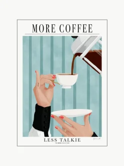 Poster More Coffee - Less Talkie