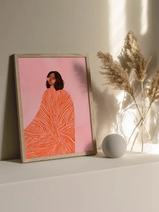 Poster The Woman With the Swirls