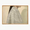 Poster zwart Stripes