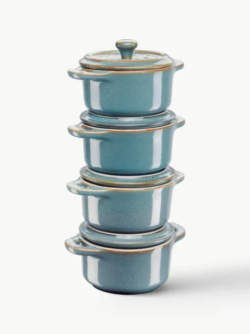 Potjes Mini Cocotte, 4 stuks