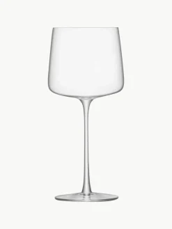 Rode wijnglazen Metropolitan, 4 stuks