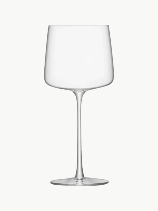 Rode wijnglazen Metropolitan, 4 stuks