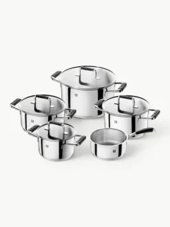 Roestvrijstalen kookpottenset Poletto, 5-delig