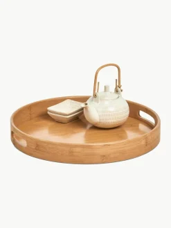 Rond bamboe dienblad Ambo