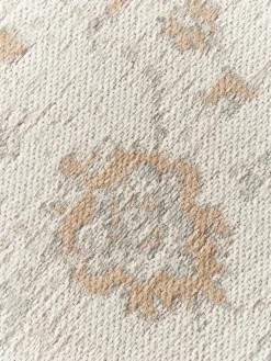 Rond chenille vloerkleed Loire, handgeweven