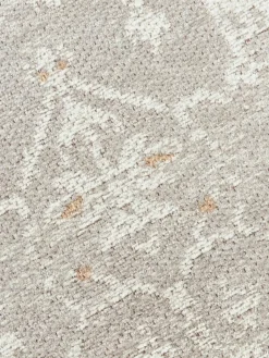 Rond chenille vloerkleed Neapel, handgeweven