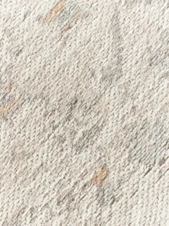Rond chenille vloerkleed Loire, handgeweven