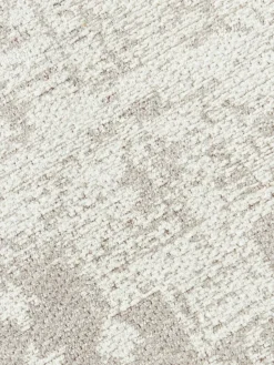 Rond chenille vloerkleed Neapel, handgeweven