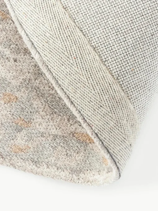 Rond chenille vloerkleed Loire, handgeweven