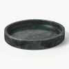 Rond decoratief dienblad Venice van marmer