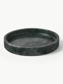 Rond decoratief dienblad Venice van marmer
