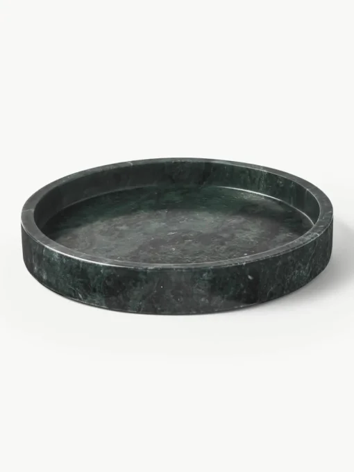 Rond decoratief dienblad Venice van marmer