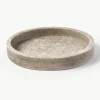 Rond decoratief dienblad Venice van marmer