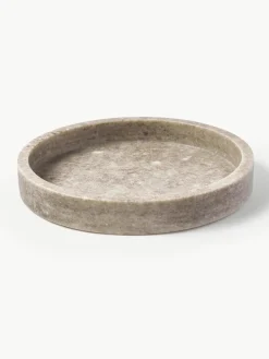 Rond decoratief dienblad Venice van marmer