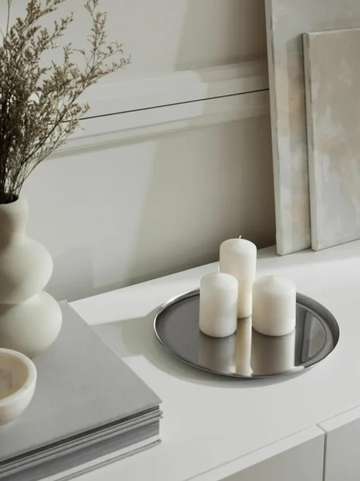 Rond decoratief dienblad Samu