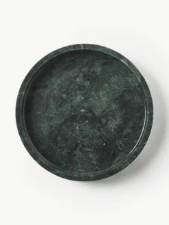 Rond decoratief dienblad Venice van marmer
