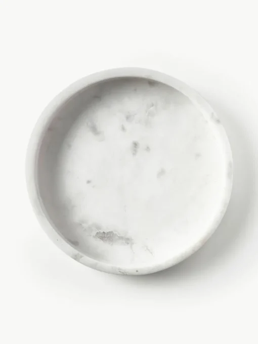 Rond decoratief dienblad Venice van marmer
