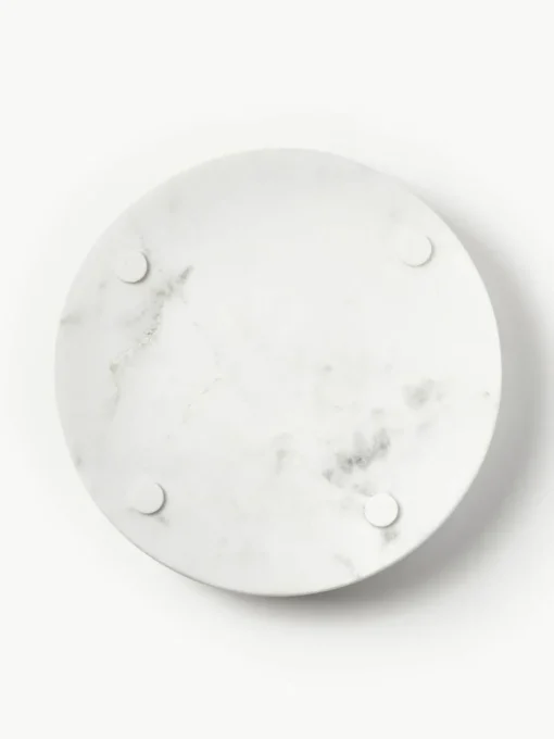 Rond decoratief dienblad Venice van marmer