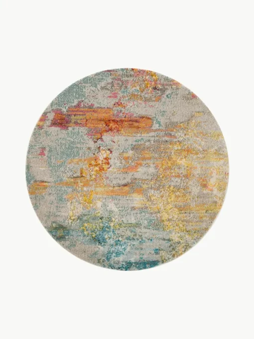 Rond design laagpolig vloerkleed Celestial