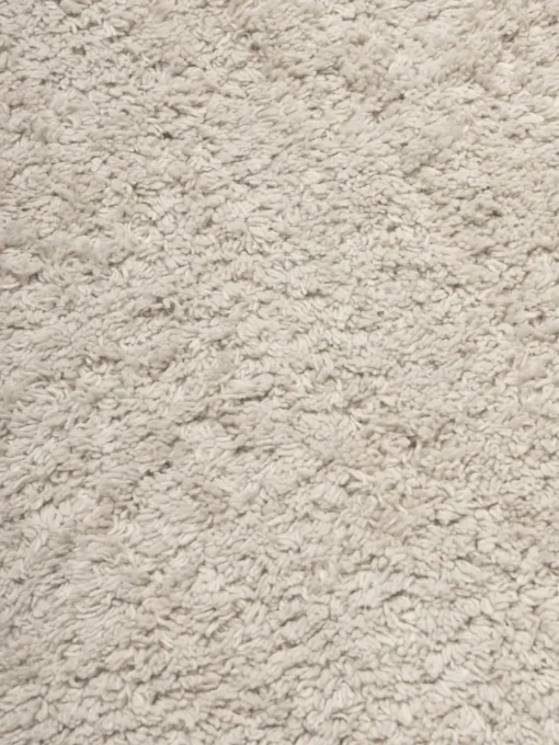 Rond katoenen vloerkleed Daya met franjes, handgetuft
