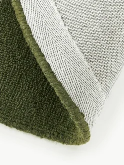 Rond katoenen vloerkleed Lora, handgeweven