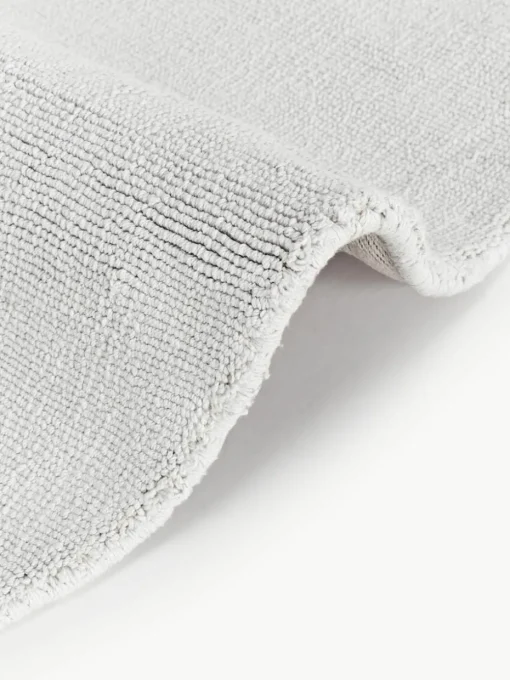 Rond katoenen vloerkleed Lora, handgeweven