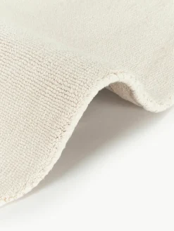 Rond katoenen vloerkleed Lora, handgeweven