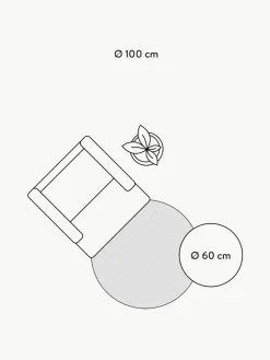 Rond kindervloerkleed Malu met kwastjes, handgetuft