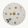 Rond kindervloerkleed Space