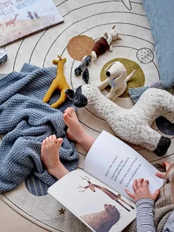 Rond kindervloerkleed Space