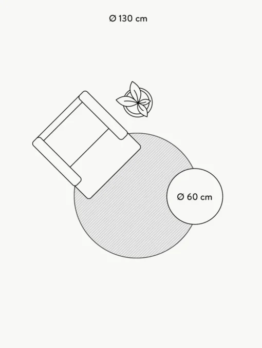 Rond kindervloerkleed Space