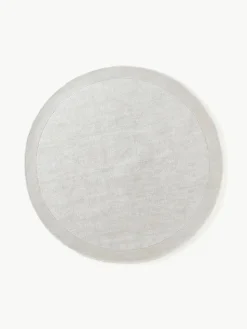 Rond laagpolig vloerkleed Kari
