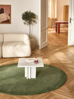 Rond laagpolig vloerkleed Kari
