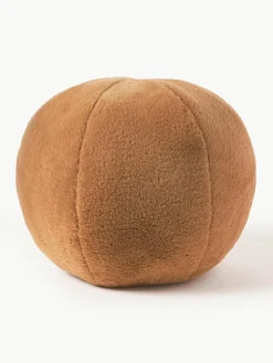 Rond sierkussen van imitatiebont Ginny