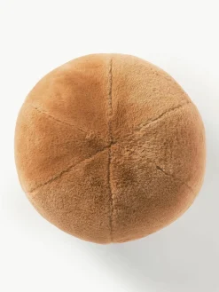 Rond sierkussen van imitatiebont Ginny