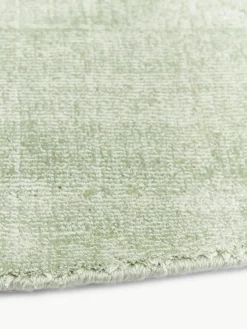 Rond viscose vloerkleed Jane, handgeweven