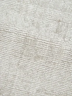 Rond viscose vloerkleed Jane, handgeweven