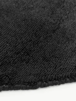 Rond viscose vloerkleed Jane, handgeweven