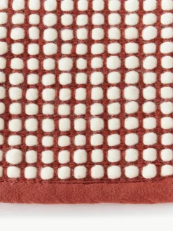 Rond wollen vloerkleed Amaro, handgeweven